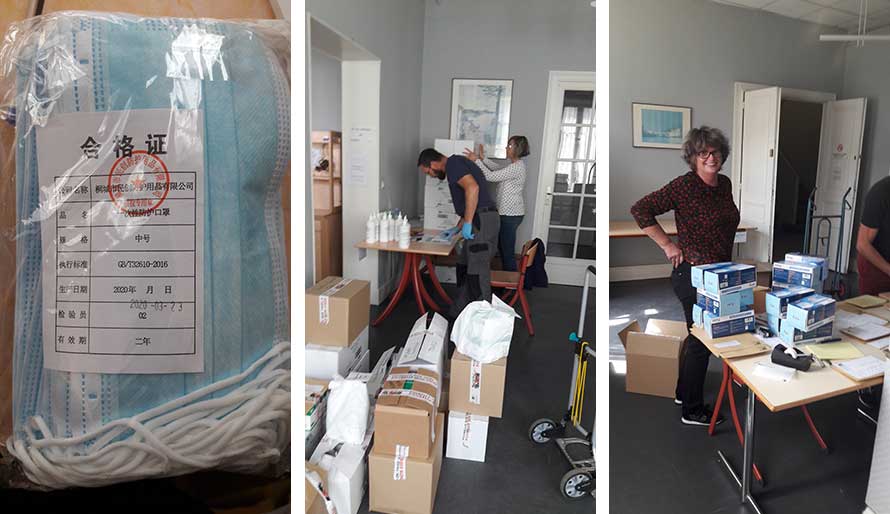 DISTRIBUTION DE 150 000 MASQUES PAR LE DEPARTEMENT