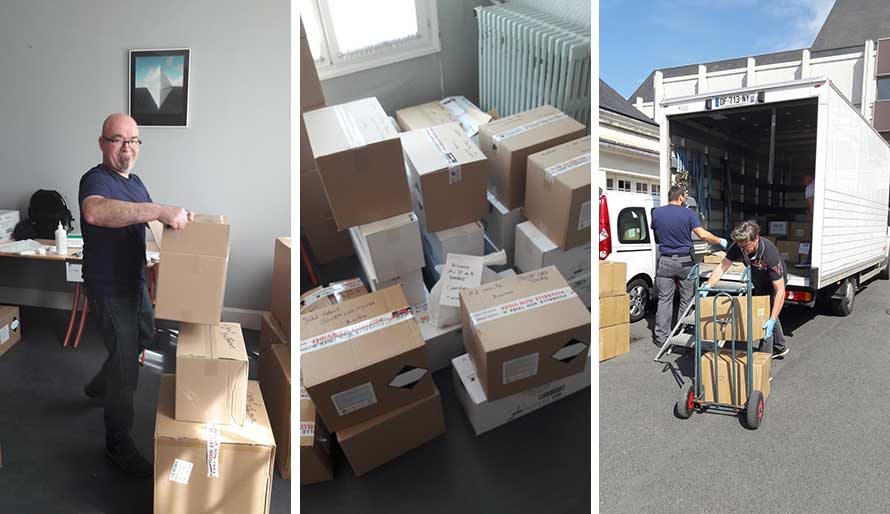 DISTRIBUTION DE 150 000 MASQUES PAR LE DEPARTEMENT