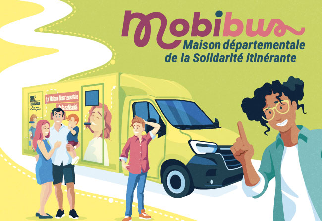 Mobibus, la Maison départementale de la Solidarité itinérante !